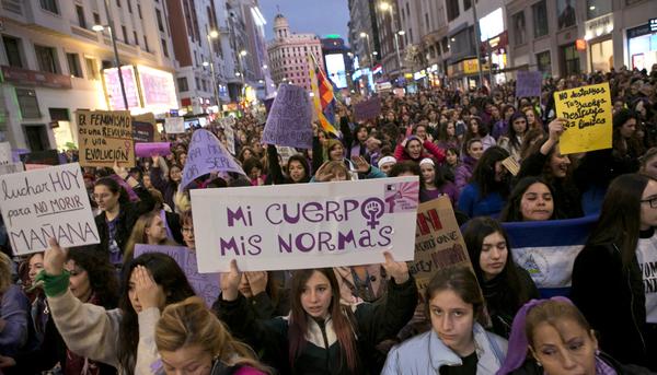 Manifestación del 8 de marzo en Madrid - 14