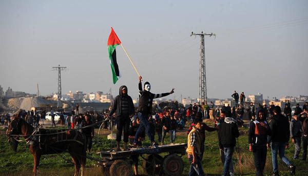 Protestas en la Franja de Gaza / Mohammed Zaanoun