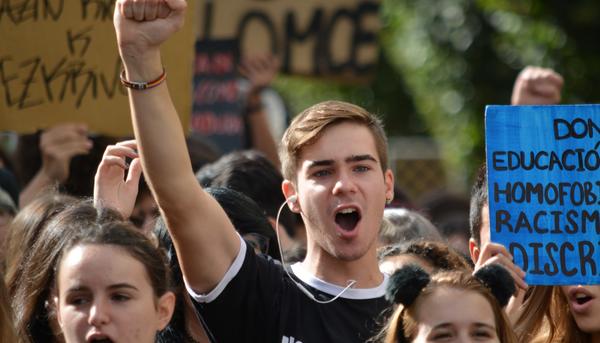 Movilizaciones estudiantiles en Badajoz 1