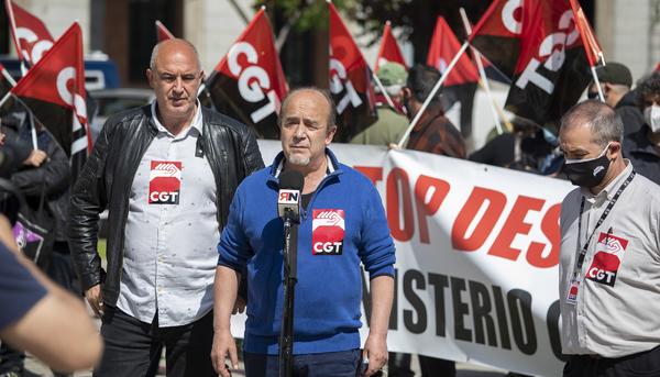 Rueda de prensa CGT sede