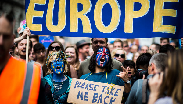 Brexit, manifestación en Londres pro EU