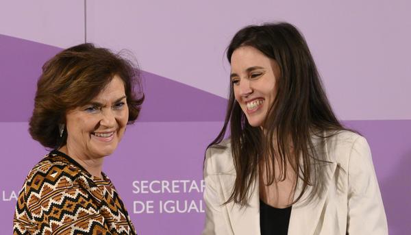Carmen Calvo Irene Montero 