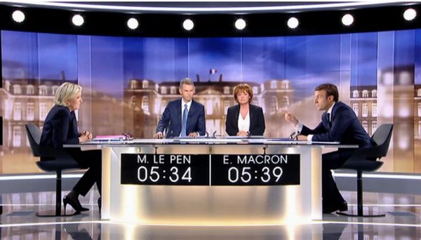 Emmanuele Macron y Marine Le Pen