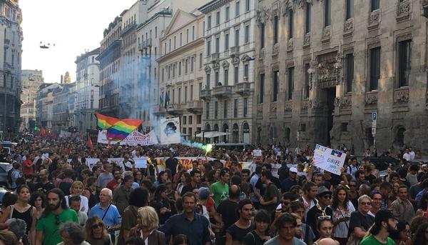 Milán -manifestación antirracista