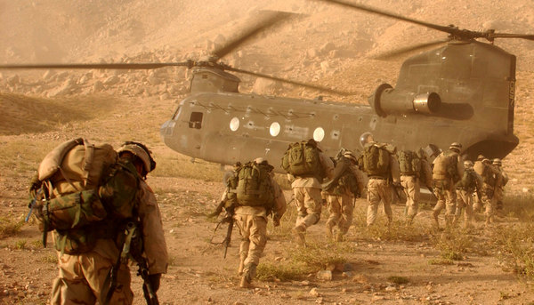 La 10º División de Montaña de EE UU en Afganistán
