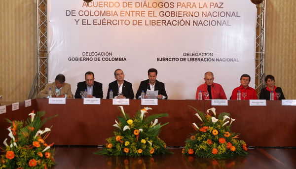Conversaciones de paz en Colombia ELN