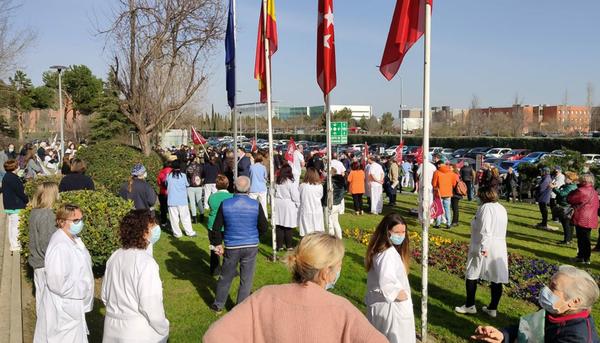 Protesta hospital Principe de Asturias