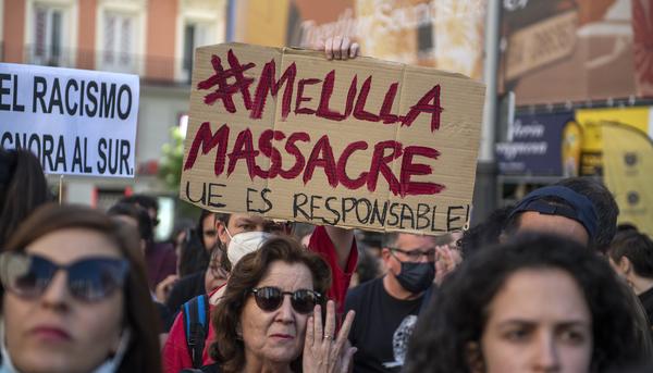 Concentración Callao masacre melilla - 16