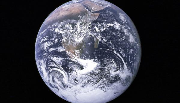 La TIerra desde el Apollo 17