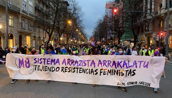 Manifestación 8M2021 Bilbao 