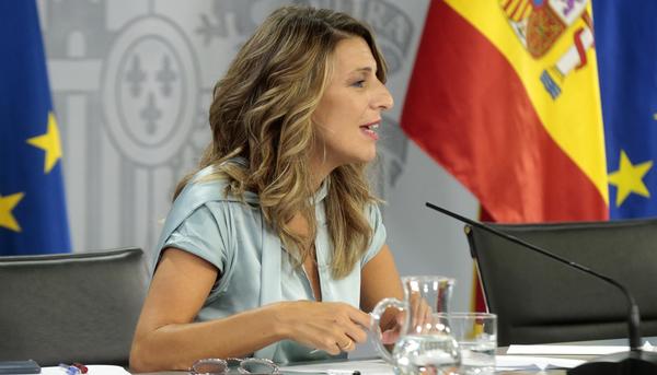 Yolanda Díaz Consejo Ministros teletrabajo