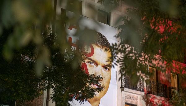 Noche electoral sede del PSOE Pedro Sanchez - 1