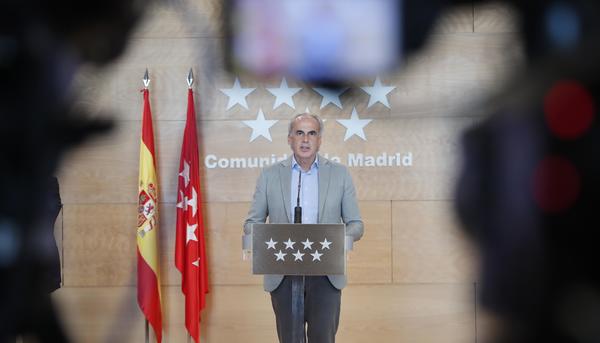 consejero de Sanidad Enrique Ruiz Escudero Madrid
