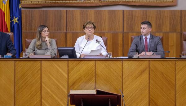 Sesión de constitución del Parlamento de Andalucía