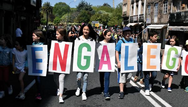 Queremos Galego manifestacion
