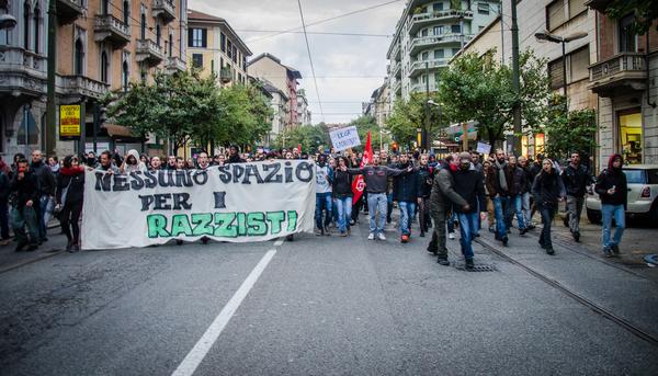 Manifestación Askatasuna Turin
