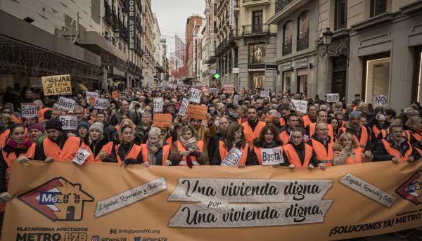 Manifestación Metro San Fernando - 6