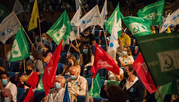 Acto electoral de comunistas y verdes Portugal