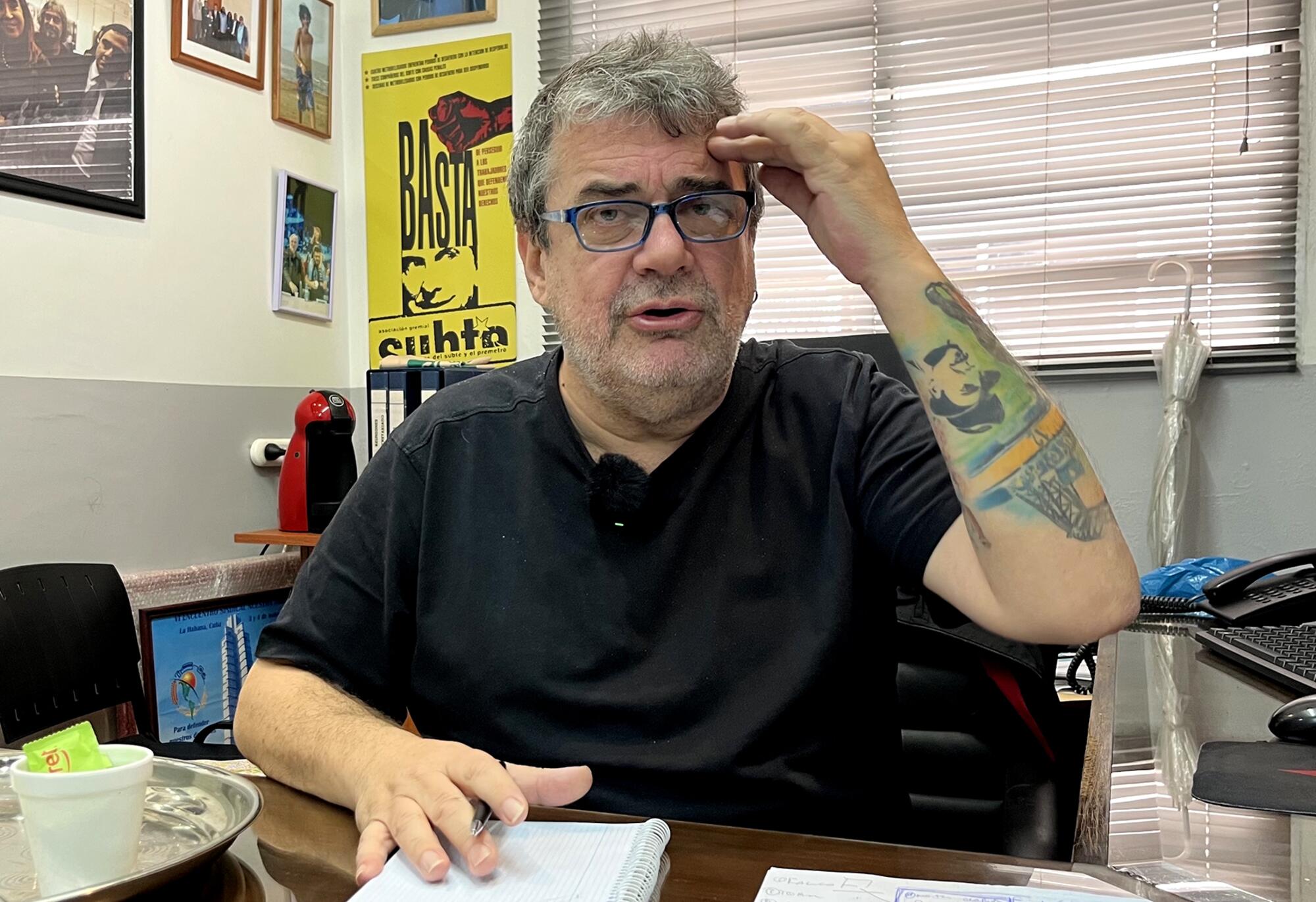 Beto Pianelli, histórico sindicalista del subte de Buenos Aires, fallecido el 29 de enero de 2026.