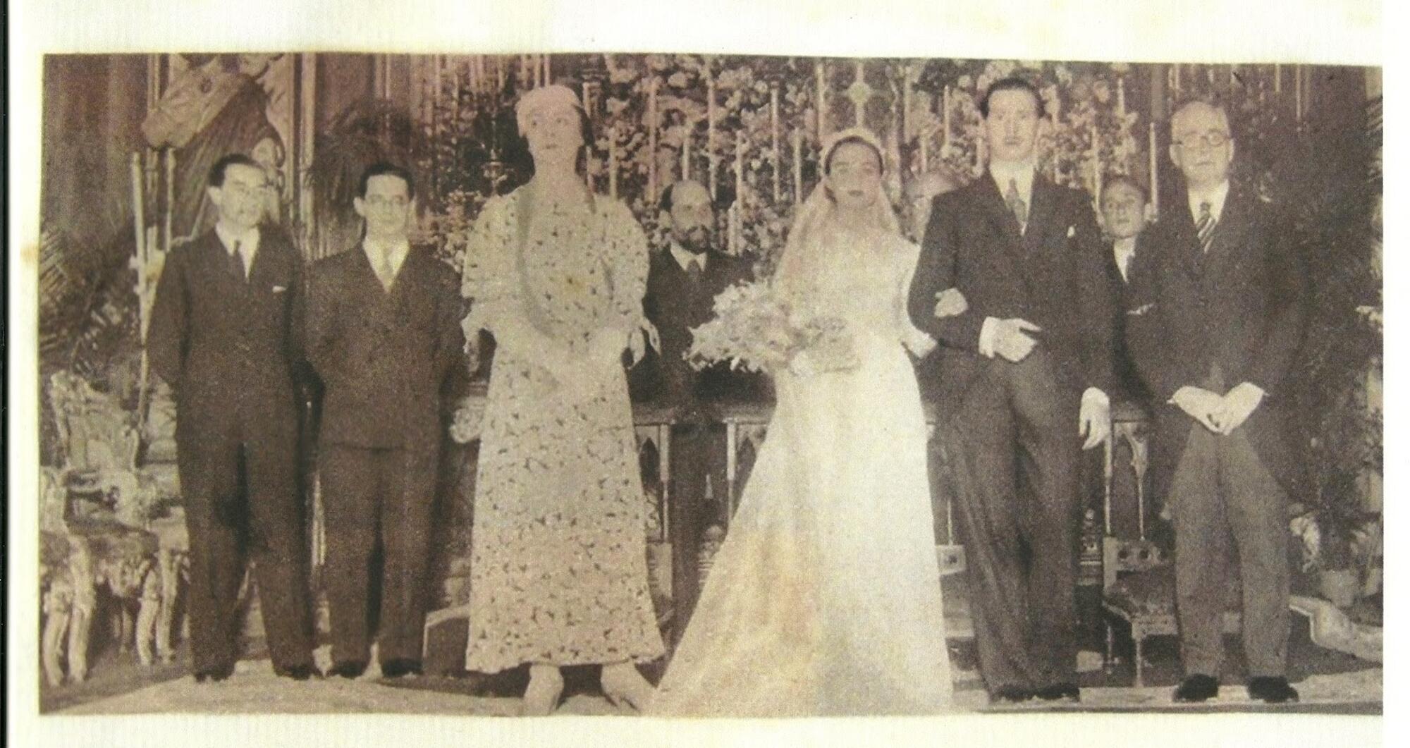 Boda de María Teresa Díez-Canedo con Javier Márquez