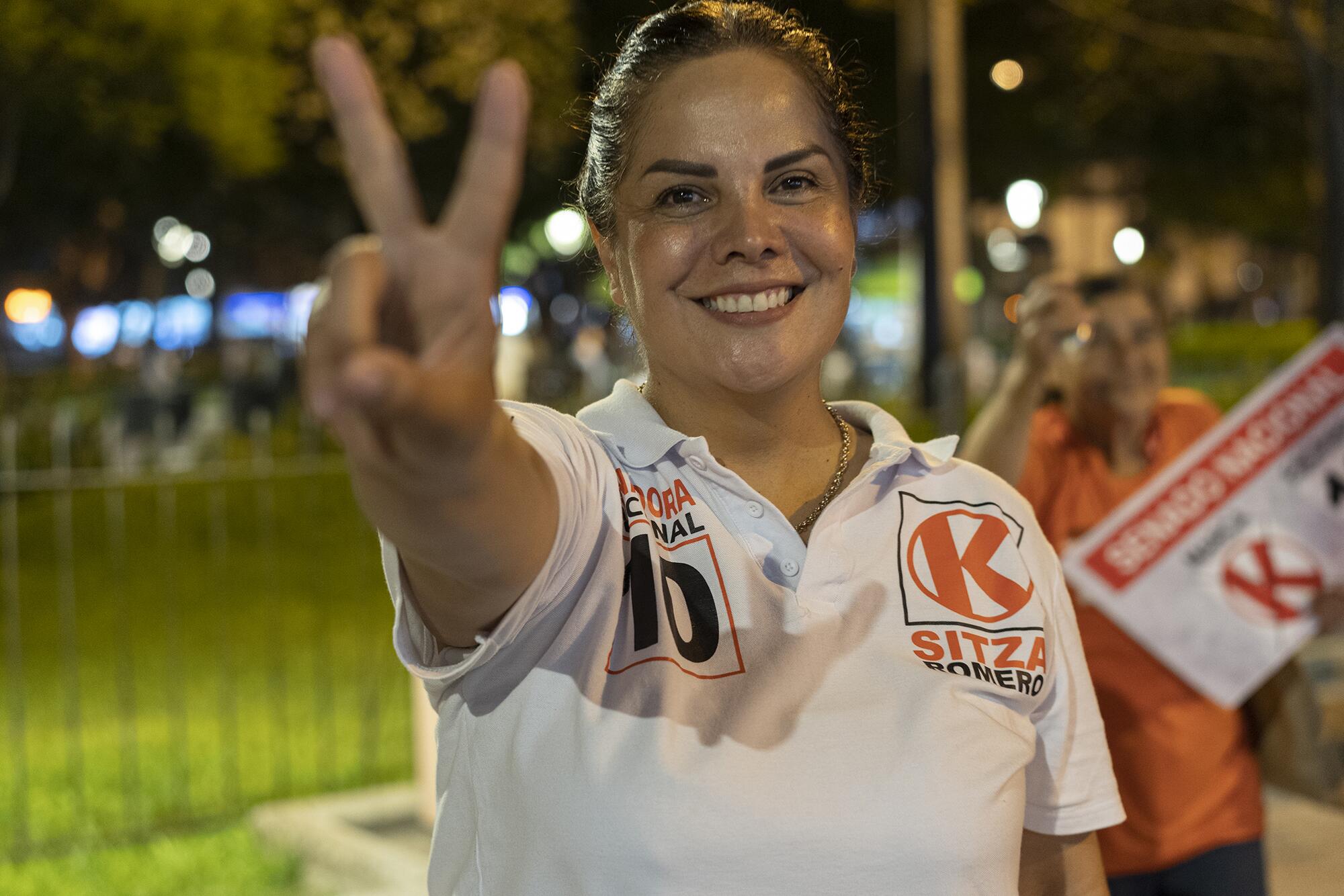 Sitza Romero es candidata al Senado por Fuerza Popular.