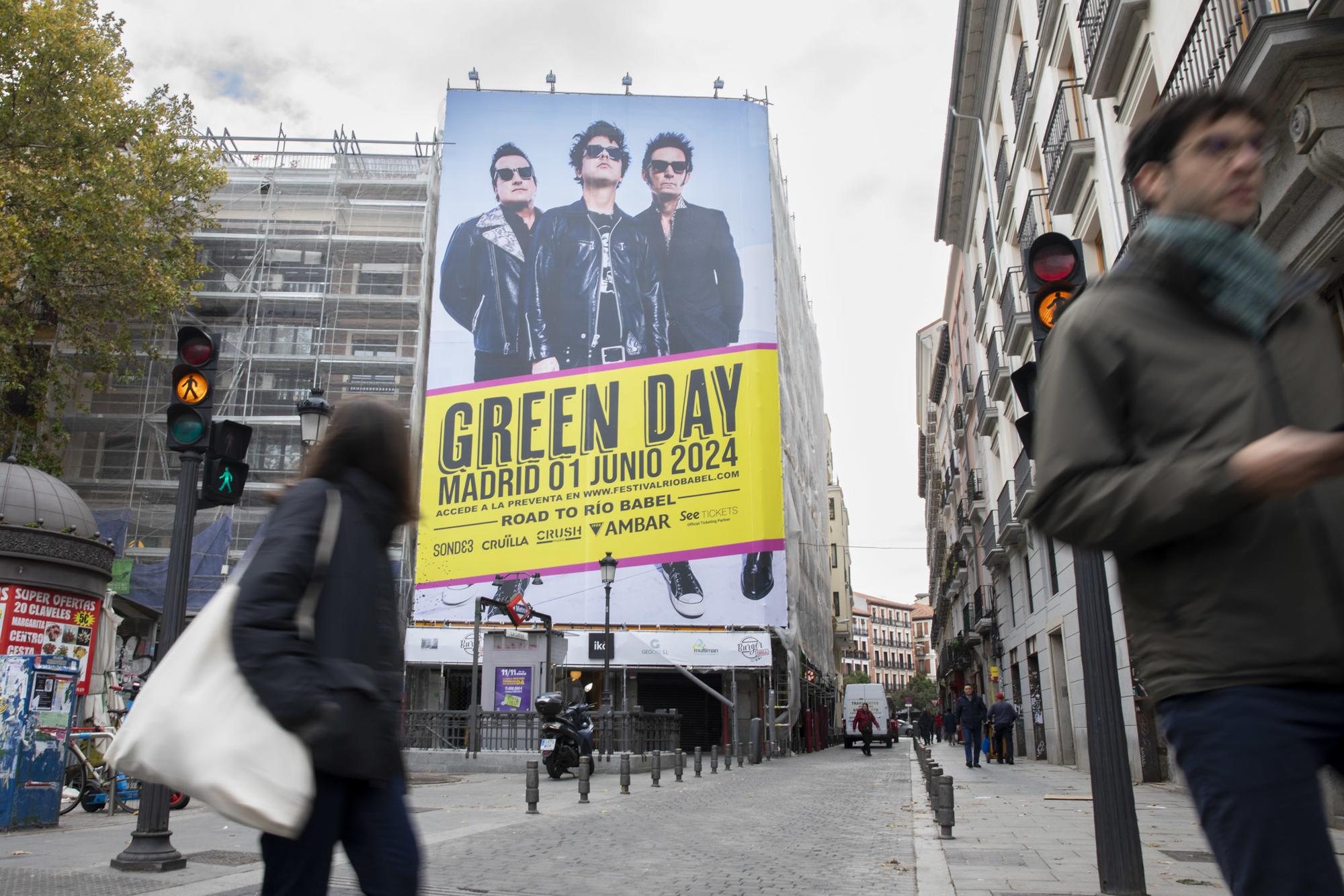 Cartel concierto Green Day