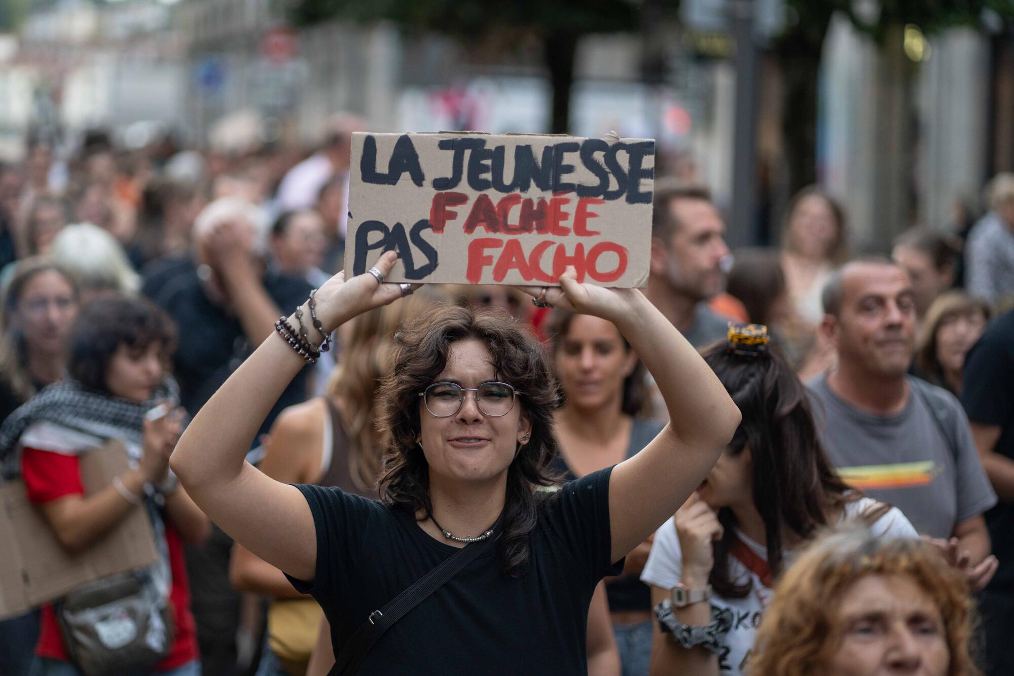 Manifestación estudiantil Baiona - 8