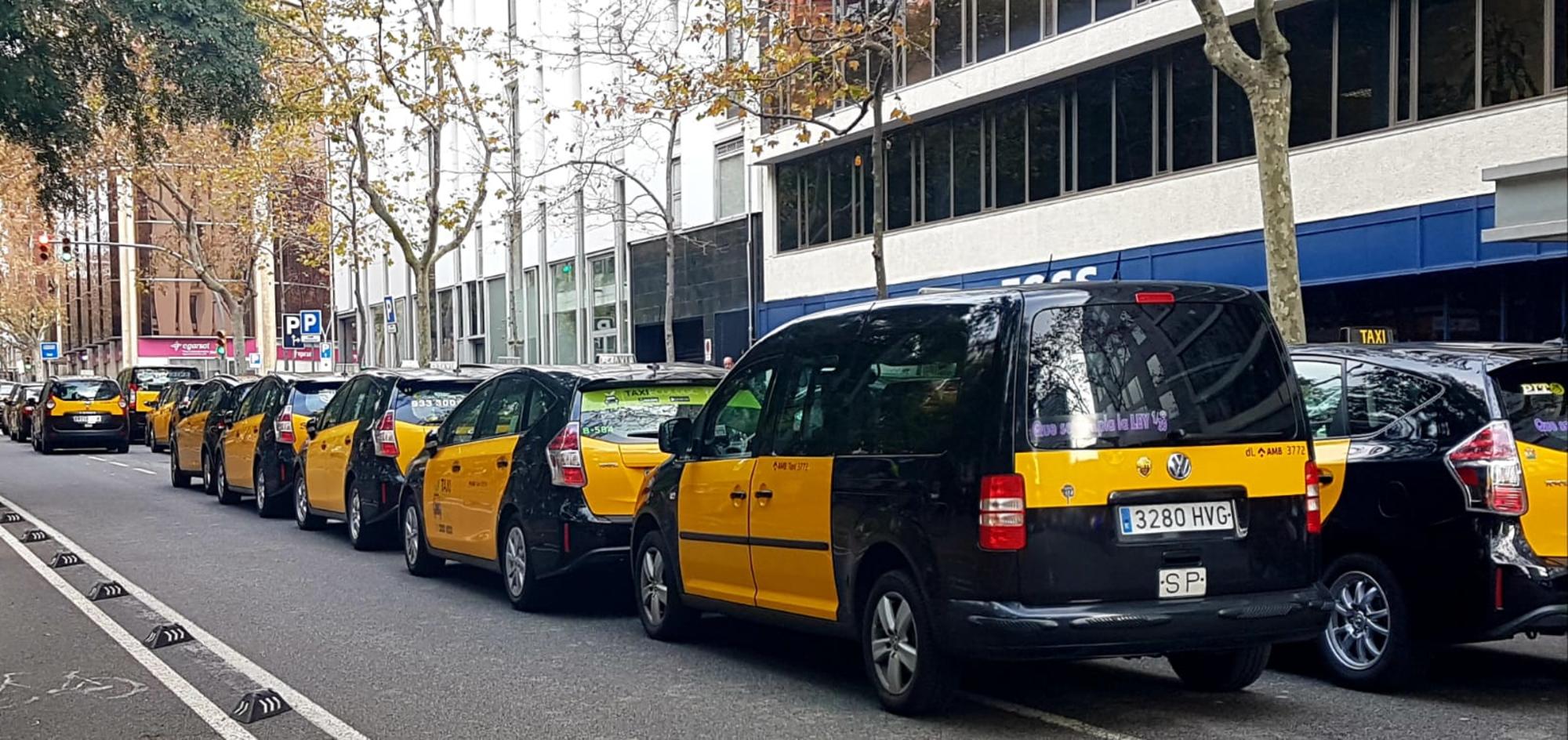 Huelga taxis Barcelona