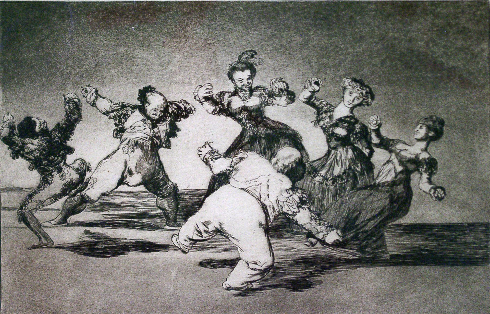 Grabado de Goya.