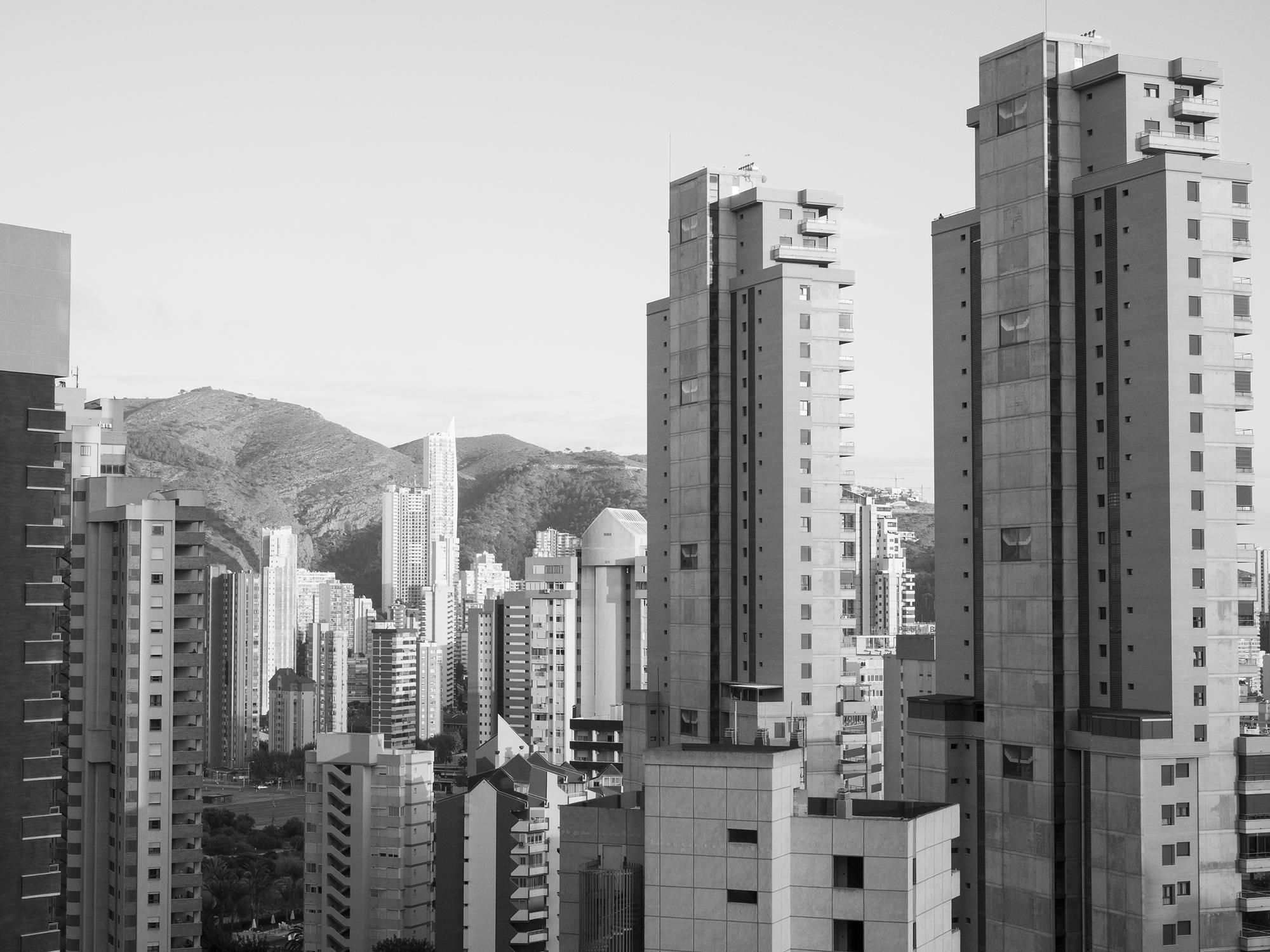 Benidorm desde los apartamentos Don Salva, en 2016