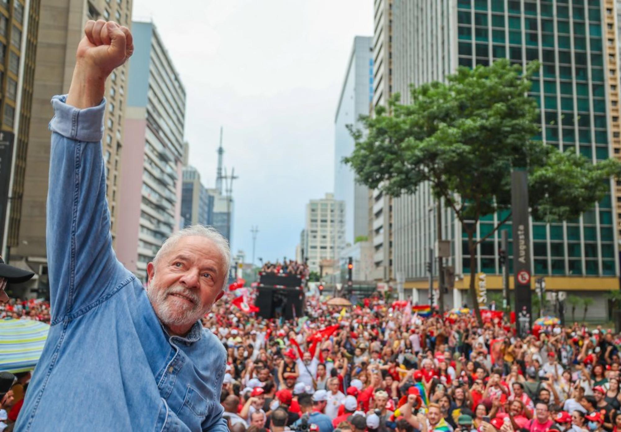 Lula en campaña. Foto: Ricardo Stuckert - Midia Ninja