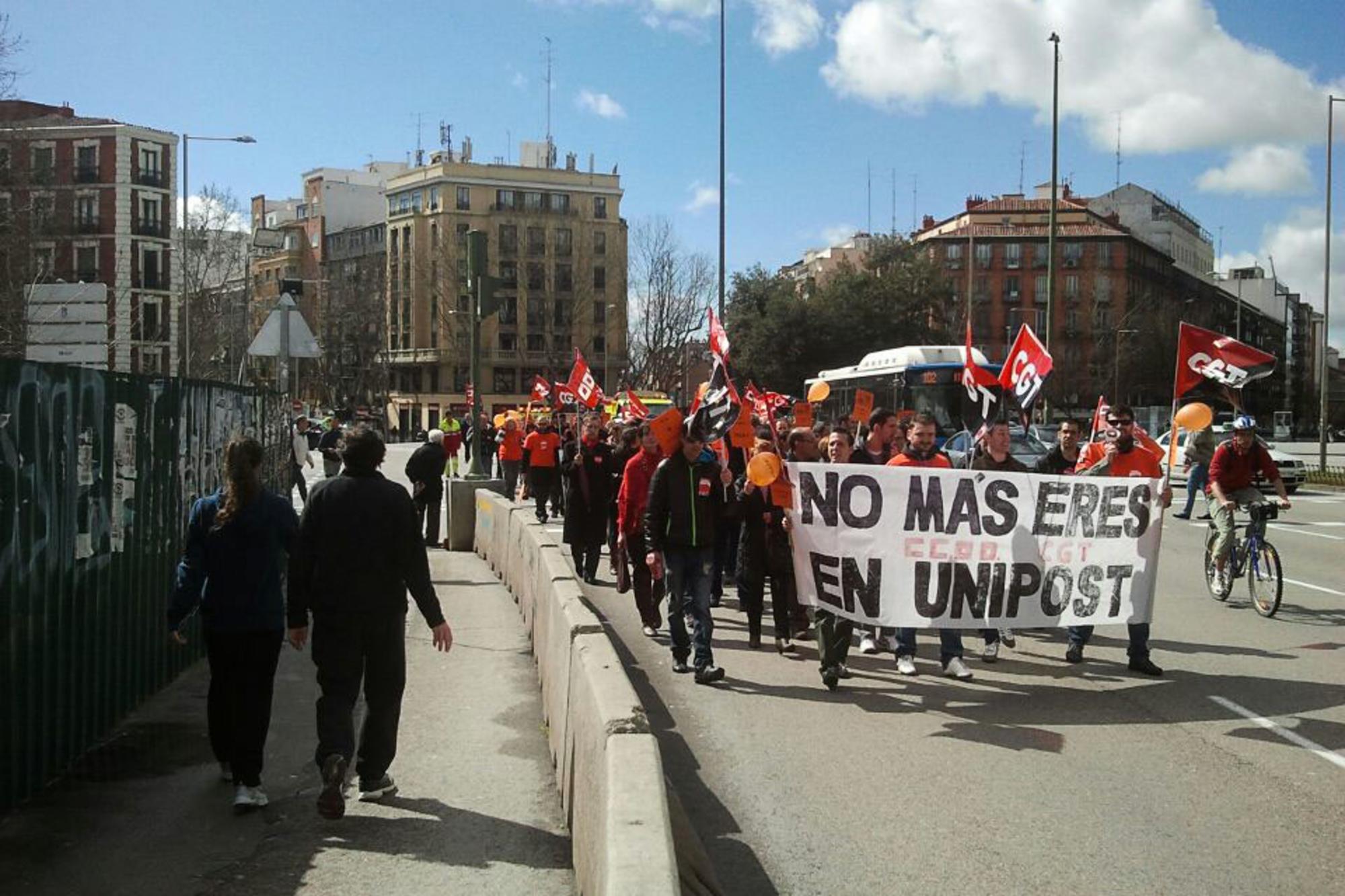 Manifestacion Unipost