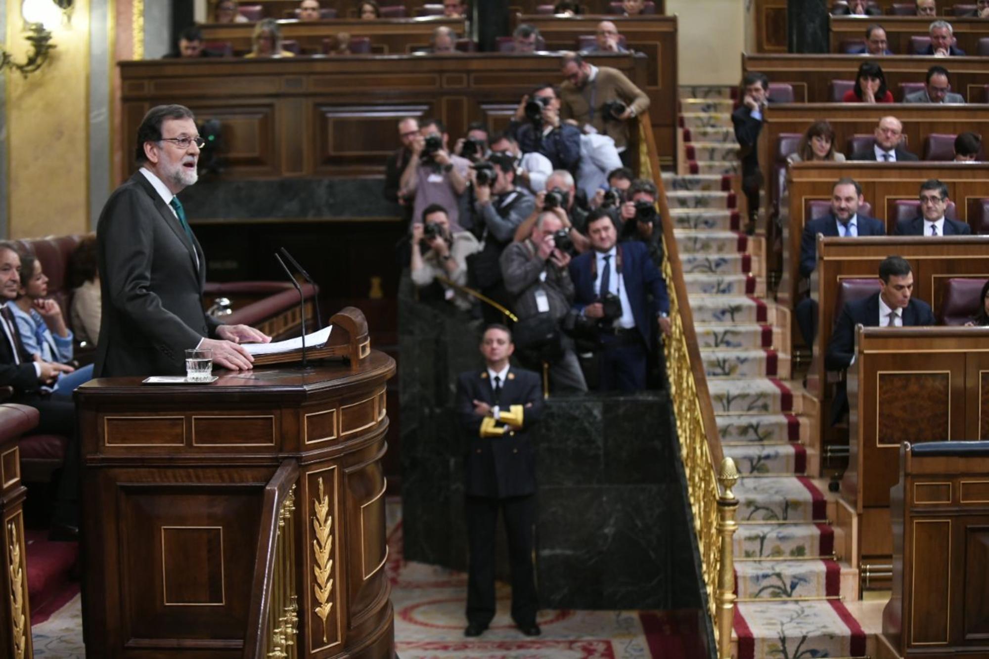 Mariano Rajoy Moción de censura Congreso intervención