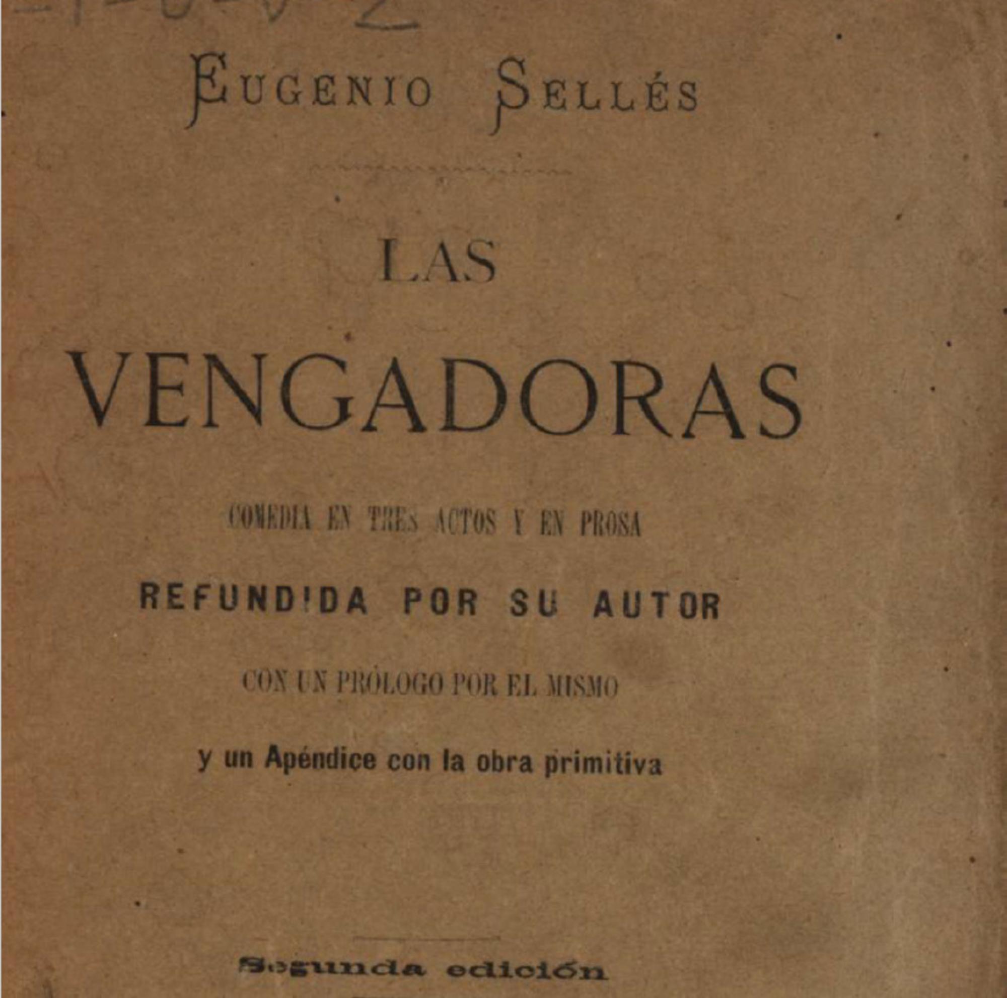 Las vengadoras, obra de Eugenio Sellés