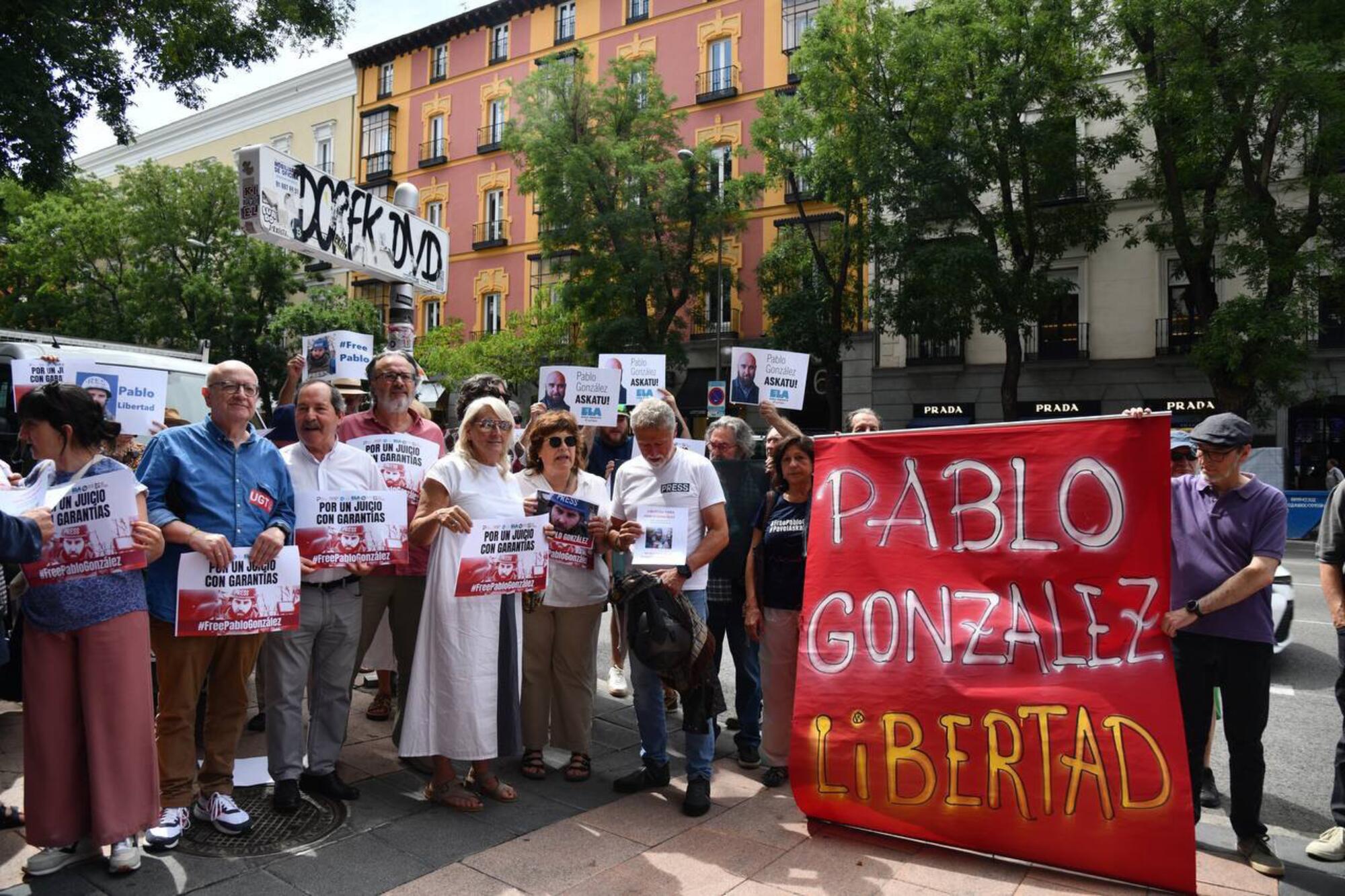 Libertad Pablo González mani CCOO 1