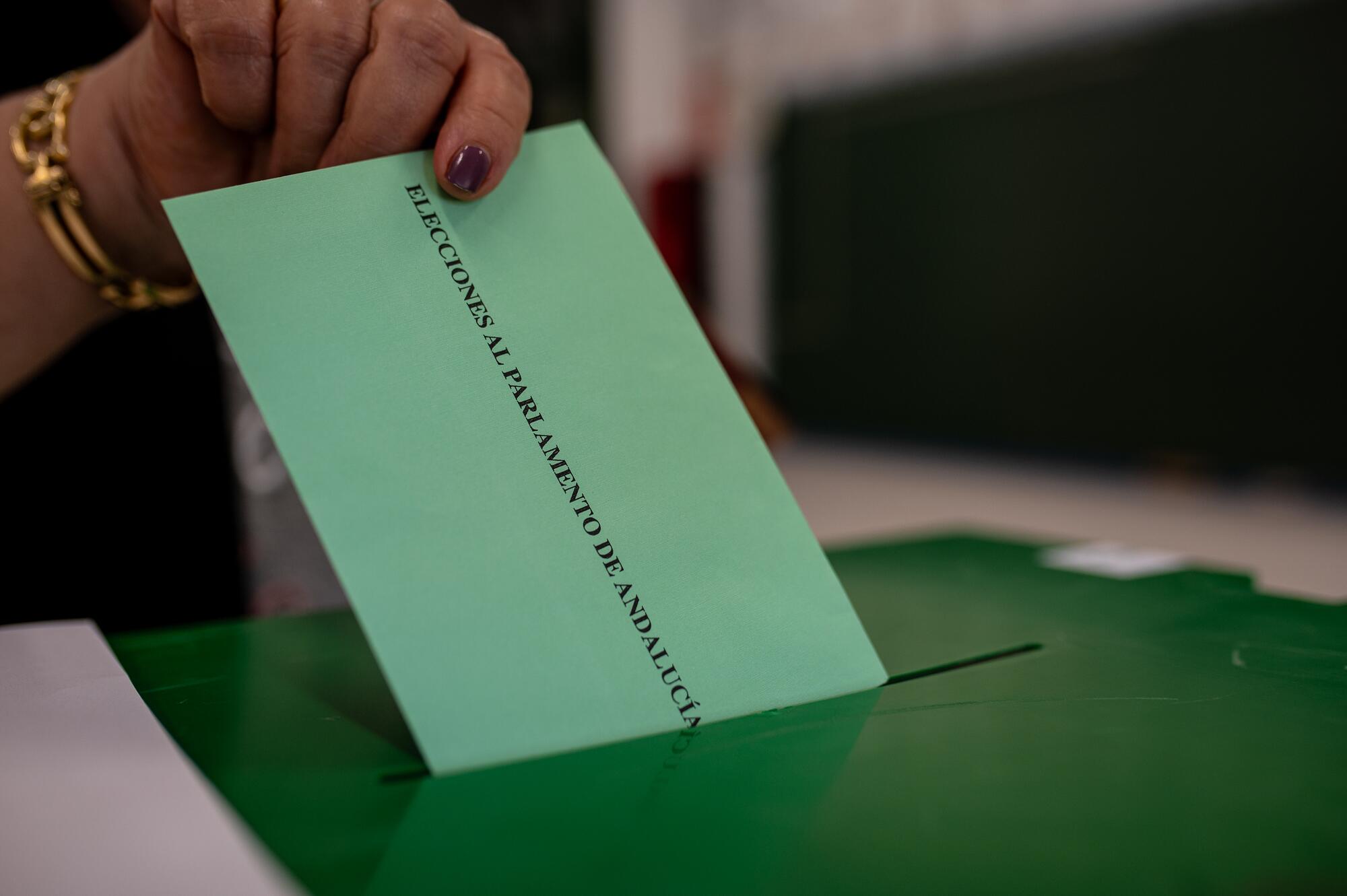 Voto andalucía 2026
