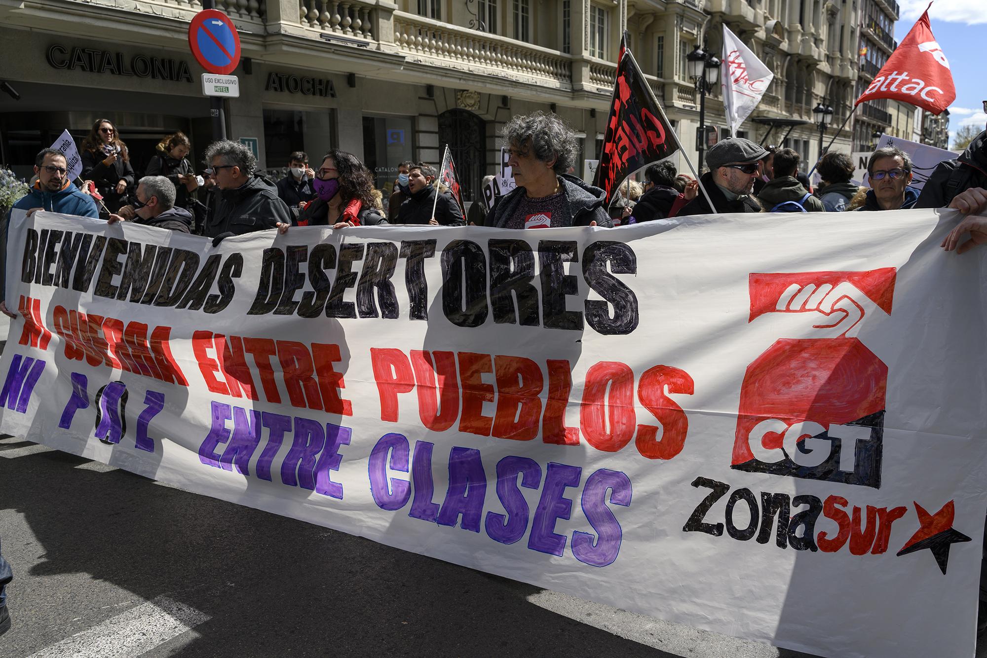 Manifestación Asamblea Popular contra la Guerra de Madrid - 1