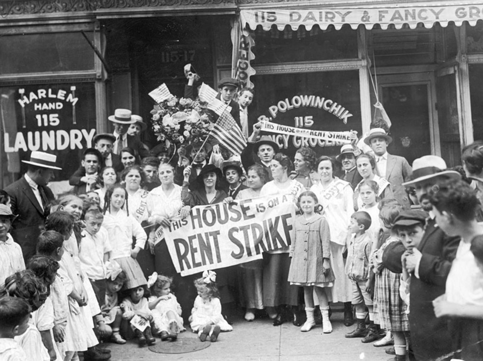 Huelga de alquileres en Nueva York en 1919