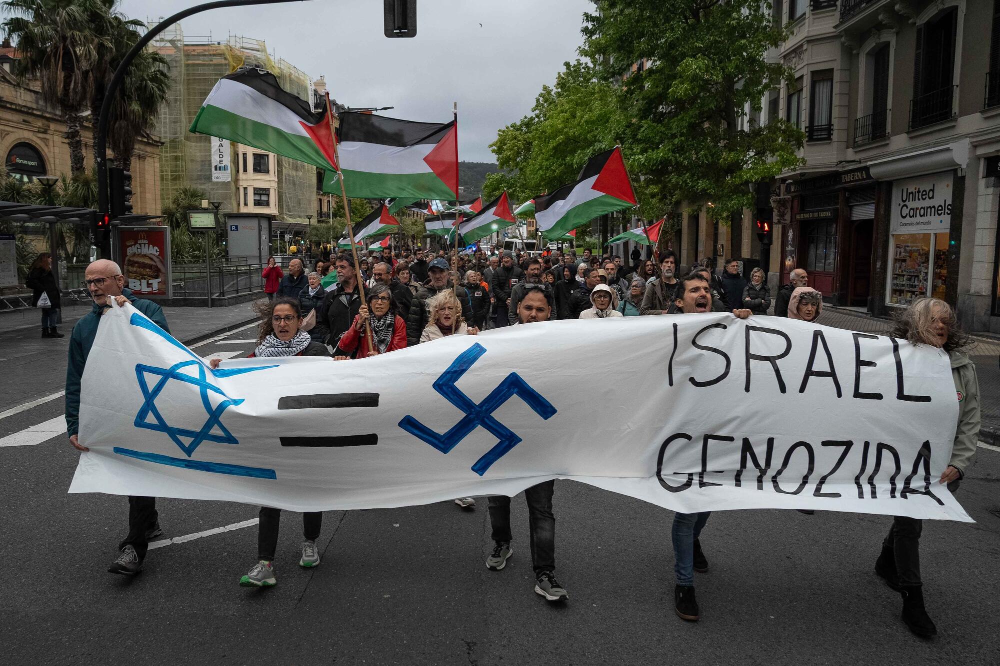 Fotos Palestina manifestación Nakba Donostia - 4