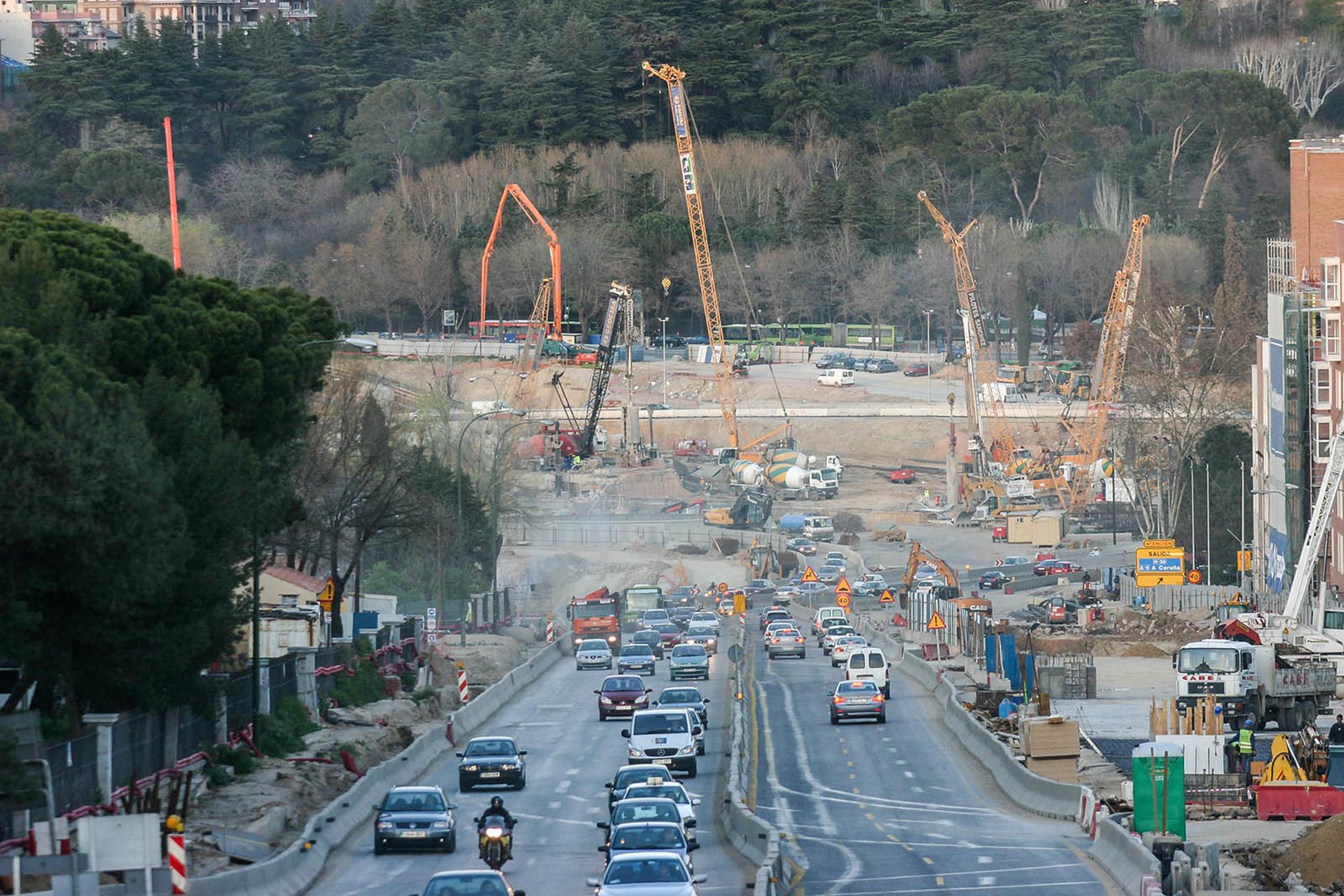 Obras en la M-30