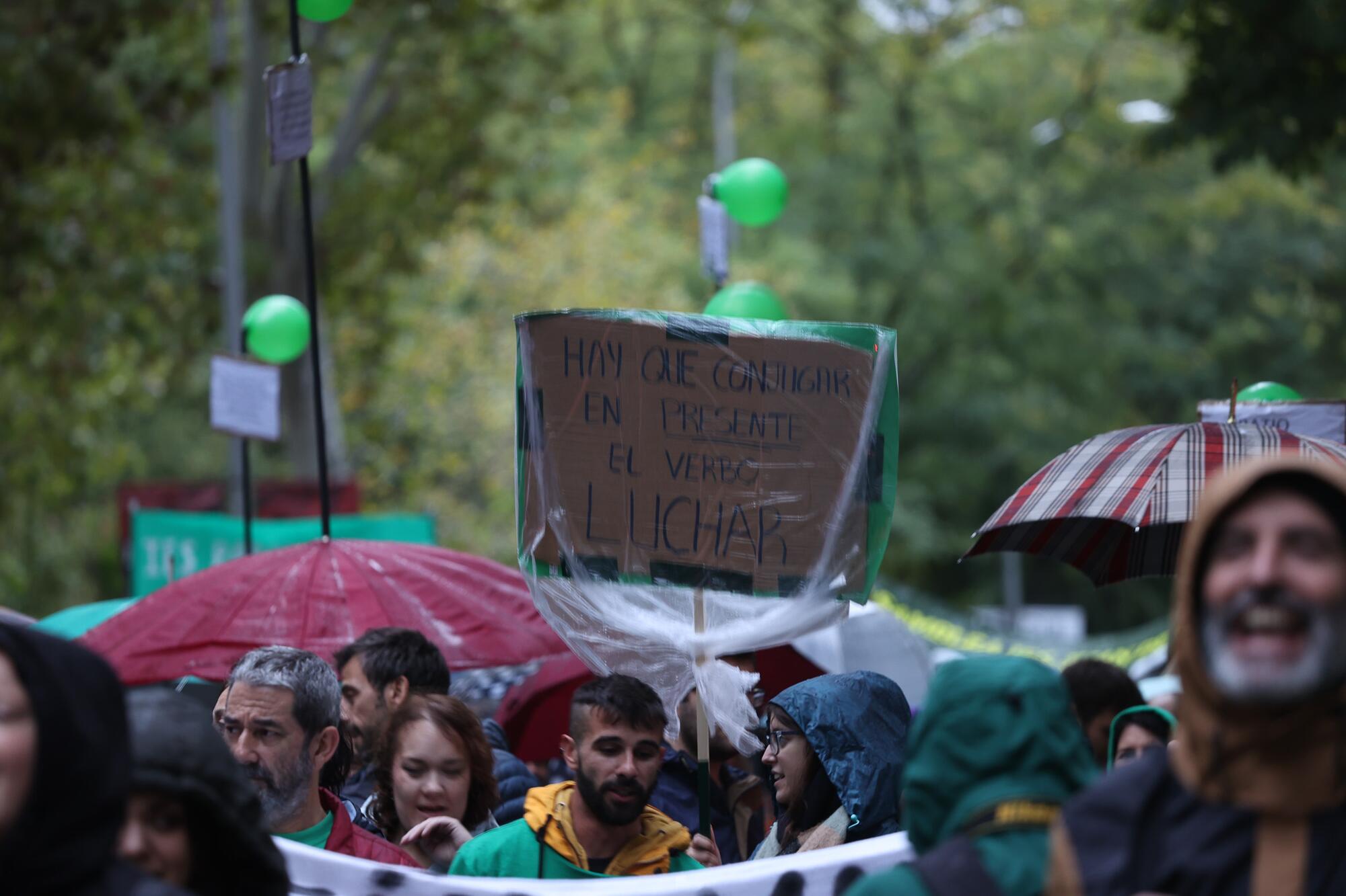 Manifestación del profesorado Huelga 29 Octubre - 8