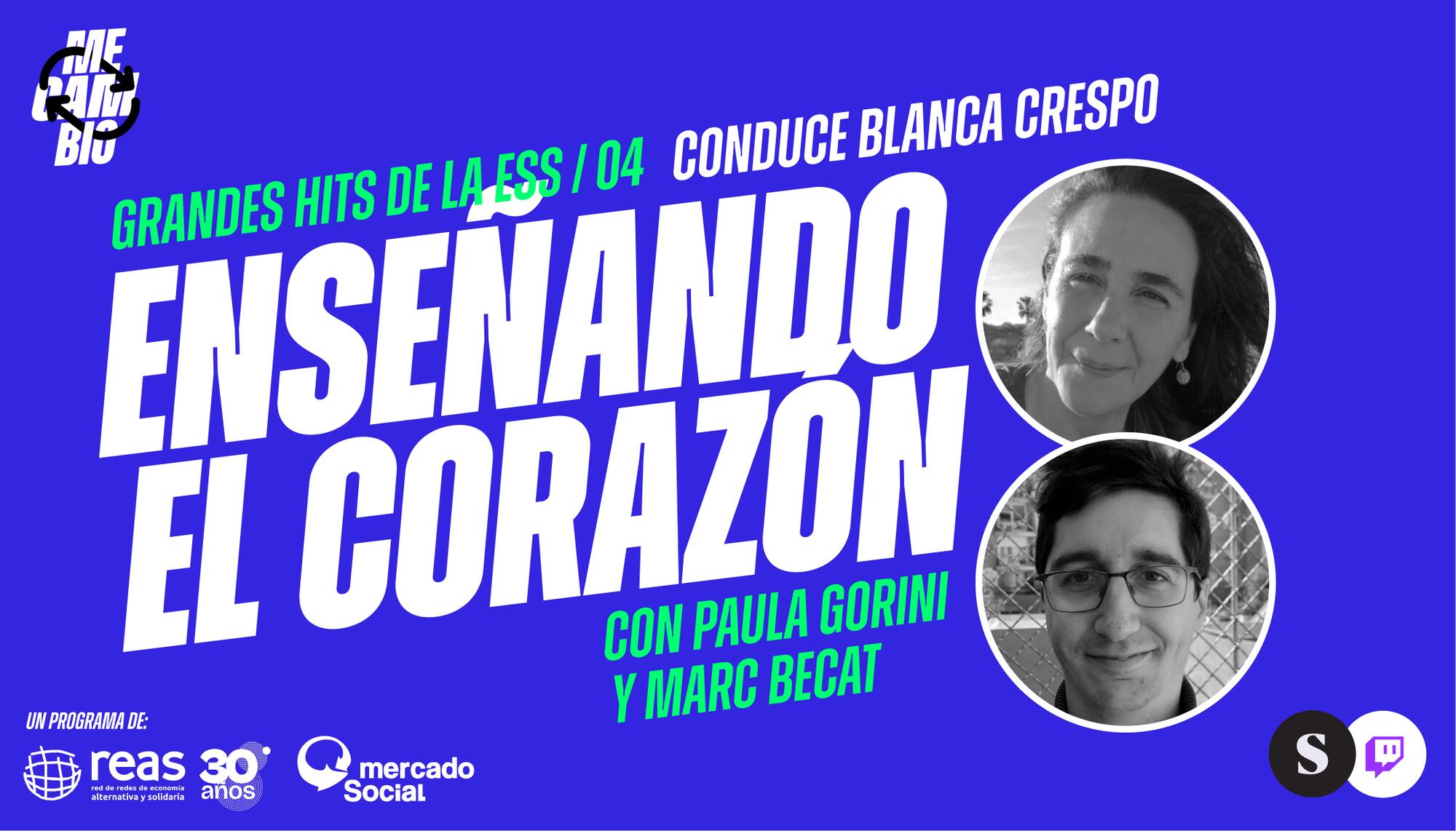 Cartela del programa: "Enseñando el corazón" (Autoría: El salto)