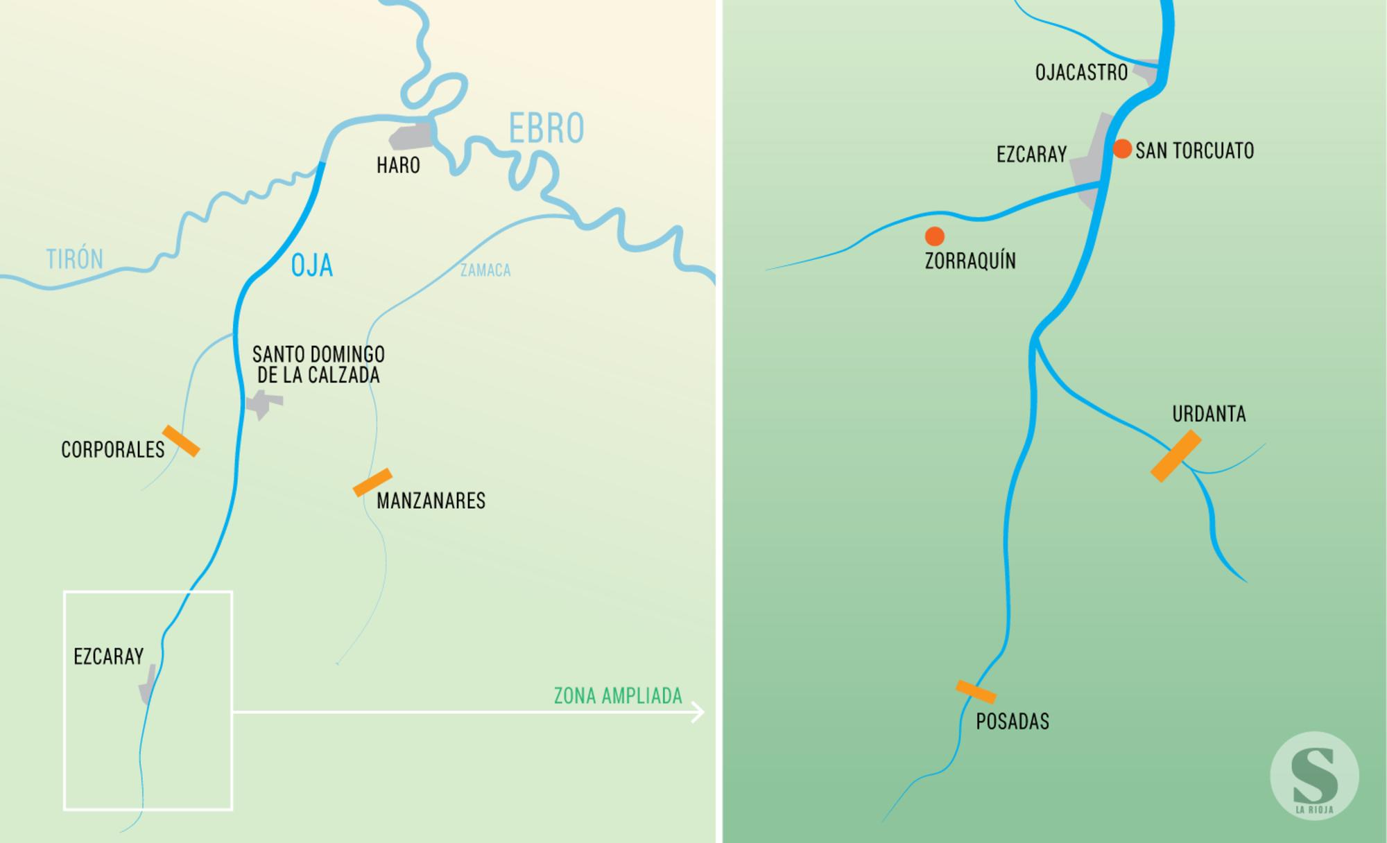 Ezcaray mapa de situación