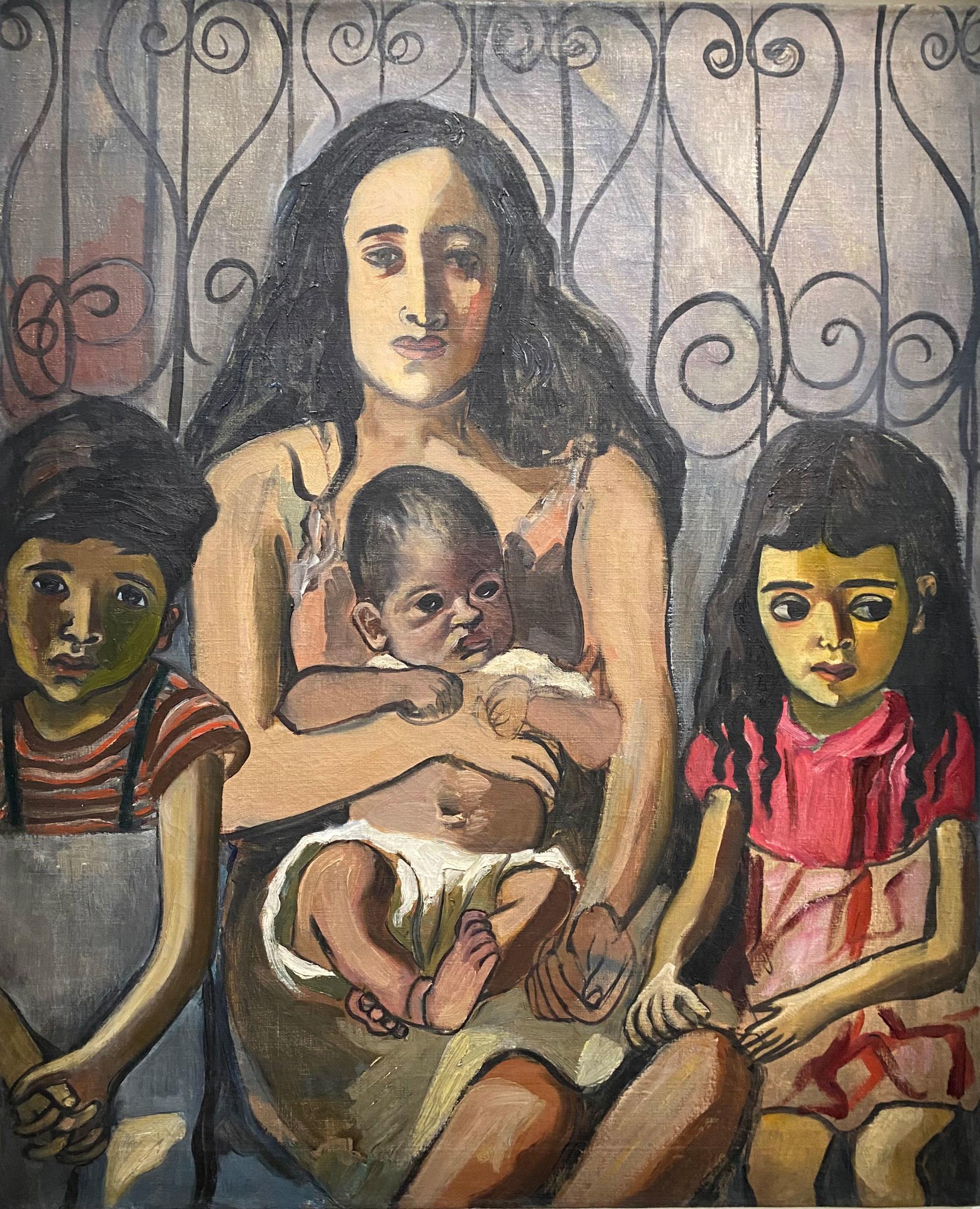 ‘The Spanish family’, obra de Alice Neel