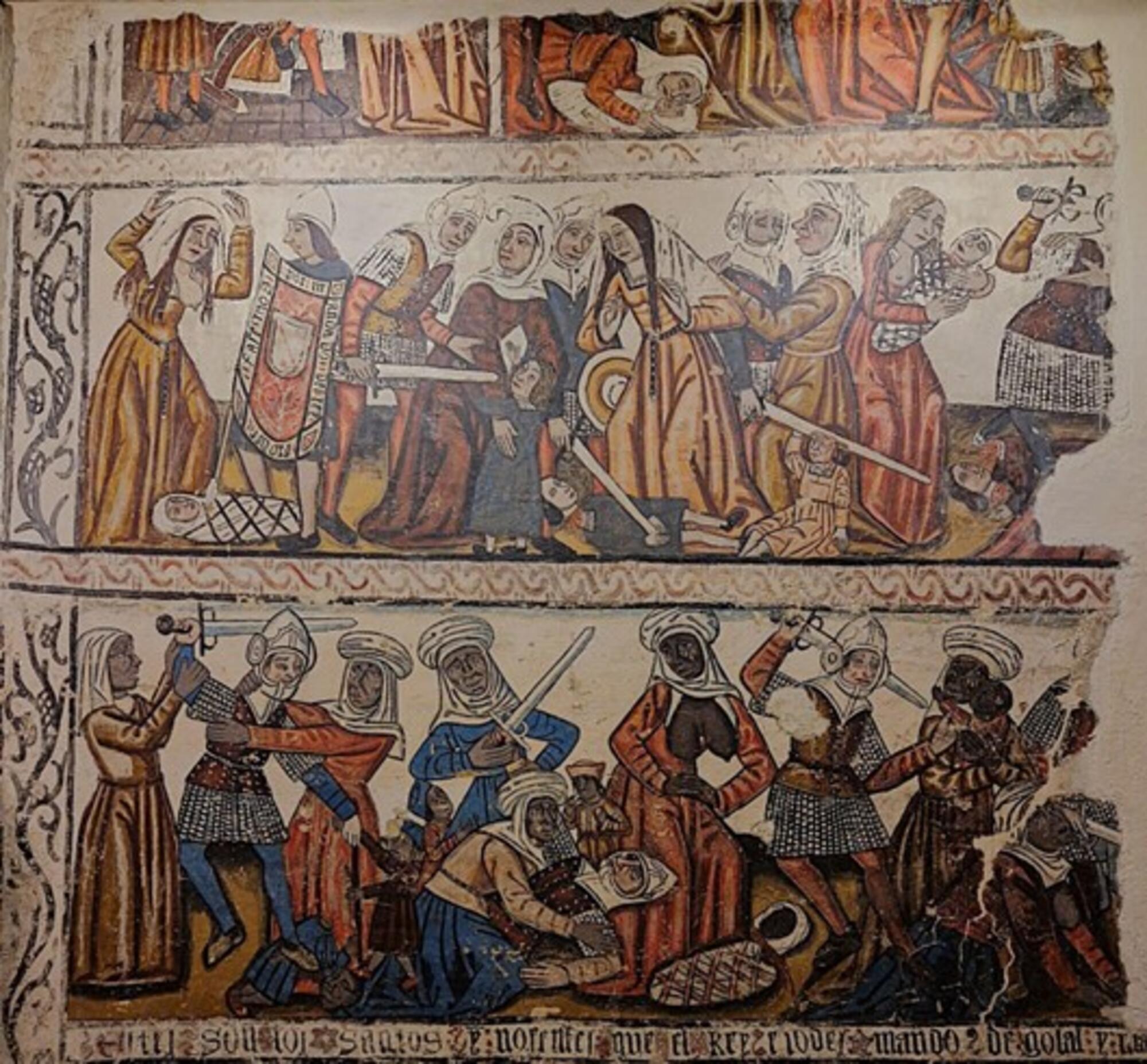 Mural de la Matanza de los Inocentes Catedral de Mondoñedo