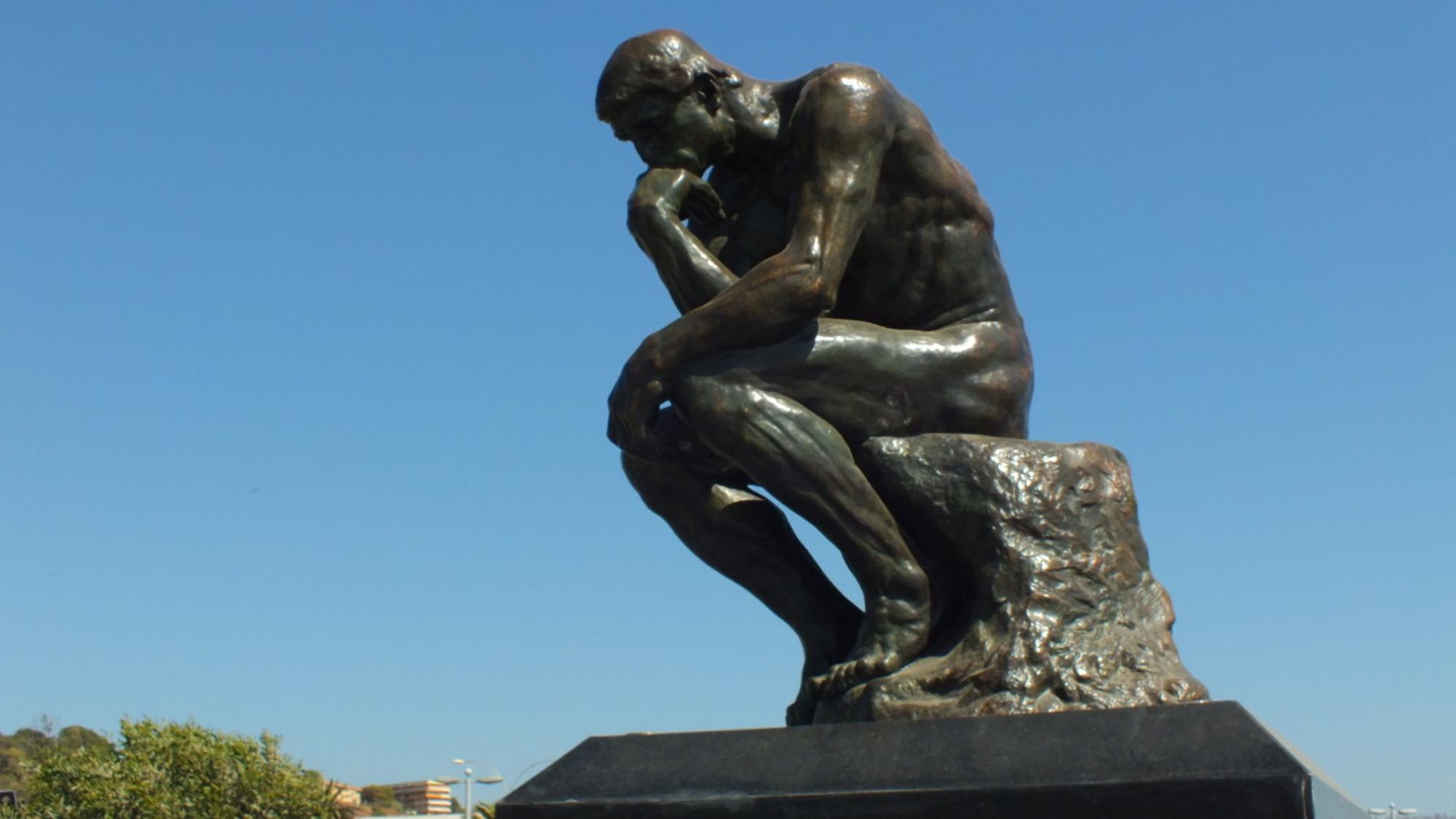 "El Pensador" de Rodin
