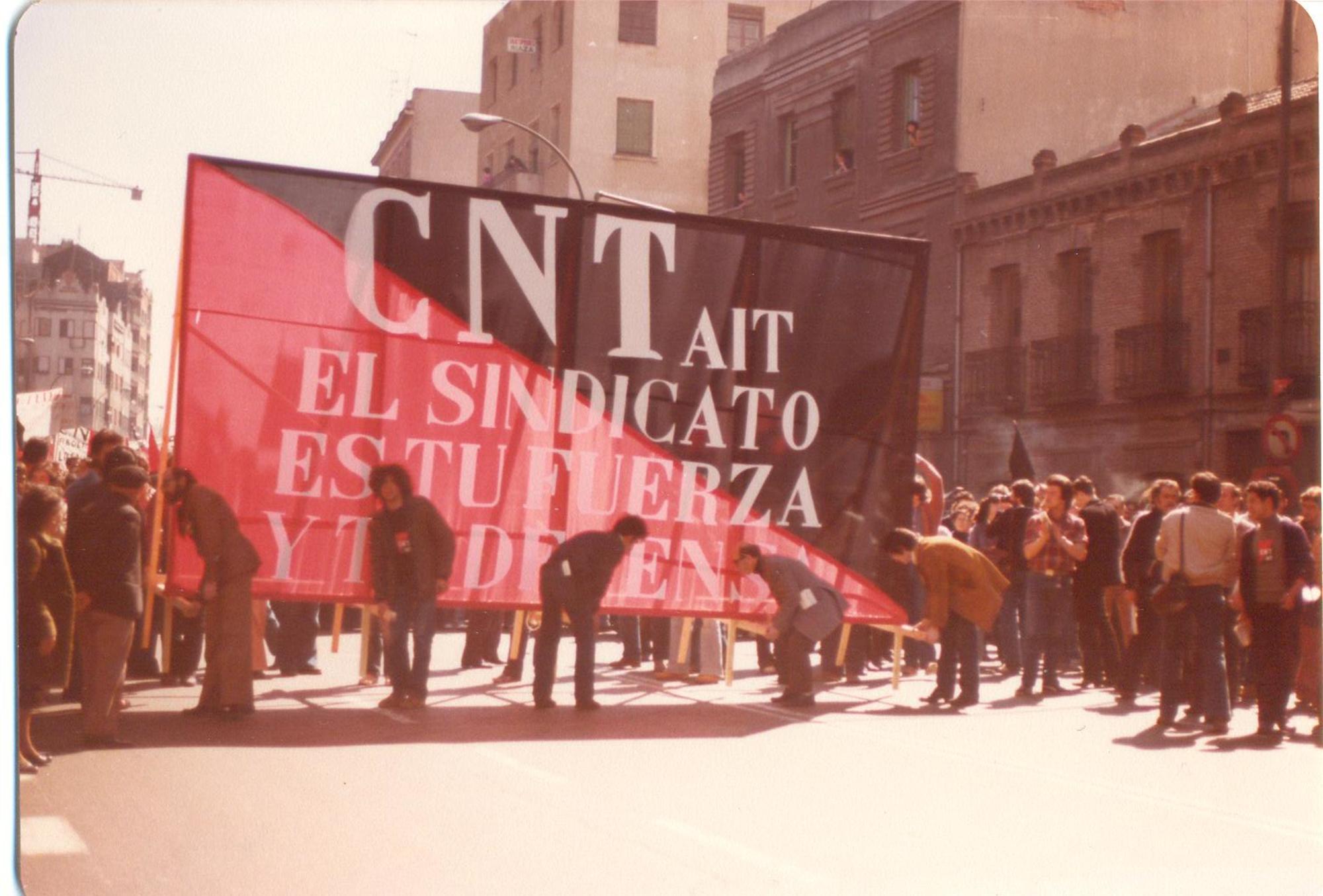 Manifestación de CNT en Madrid el 1 de mayo de 1979 (2)