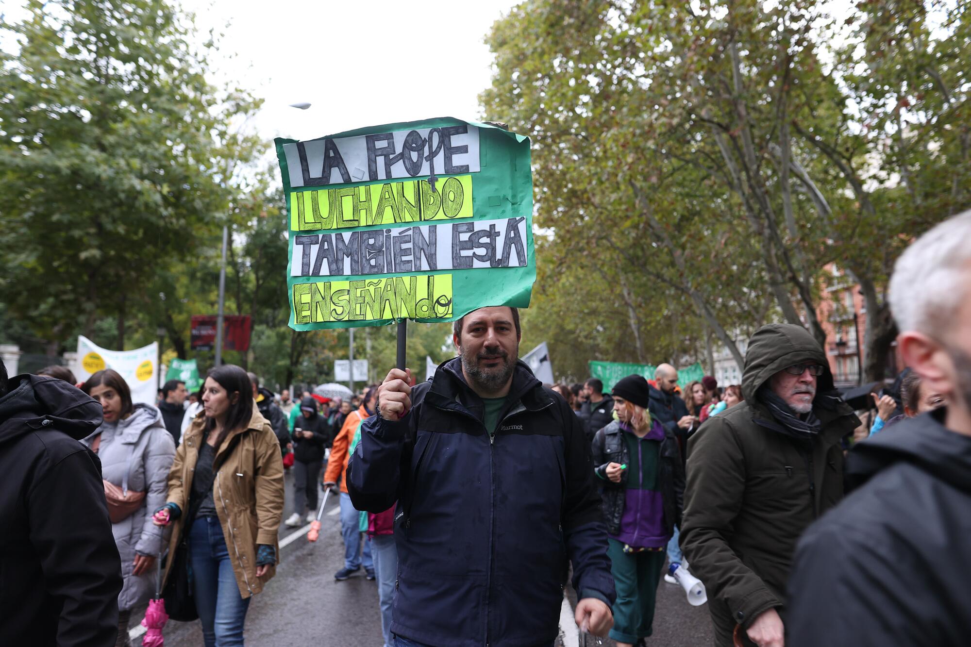 Manifestación del profesorado Huelga 29 Octubre - 5