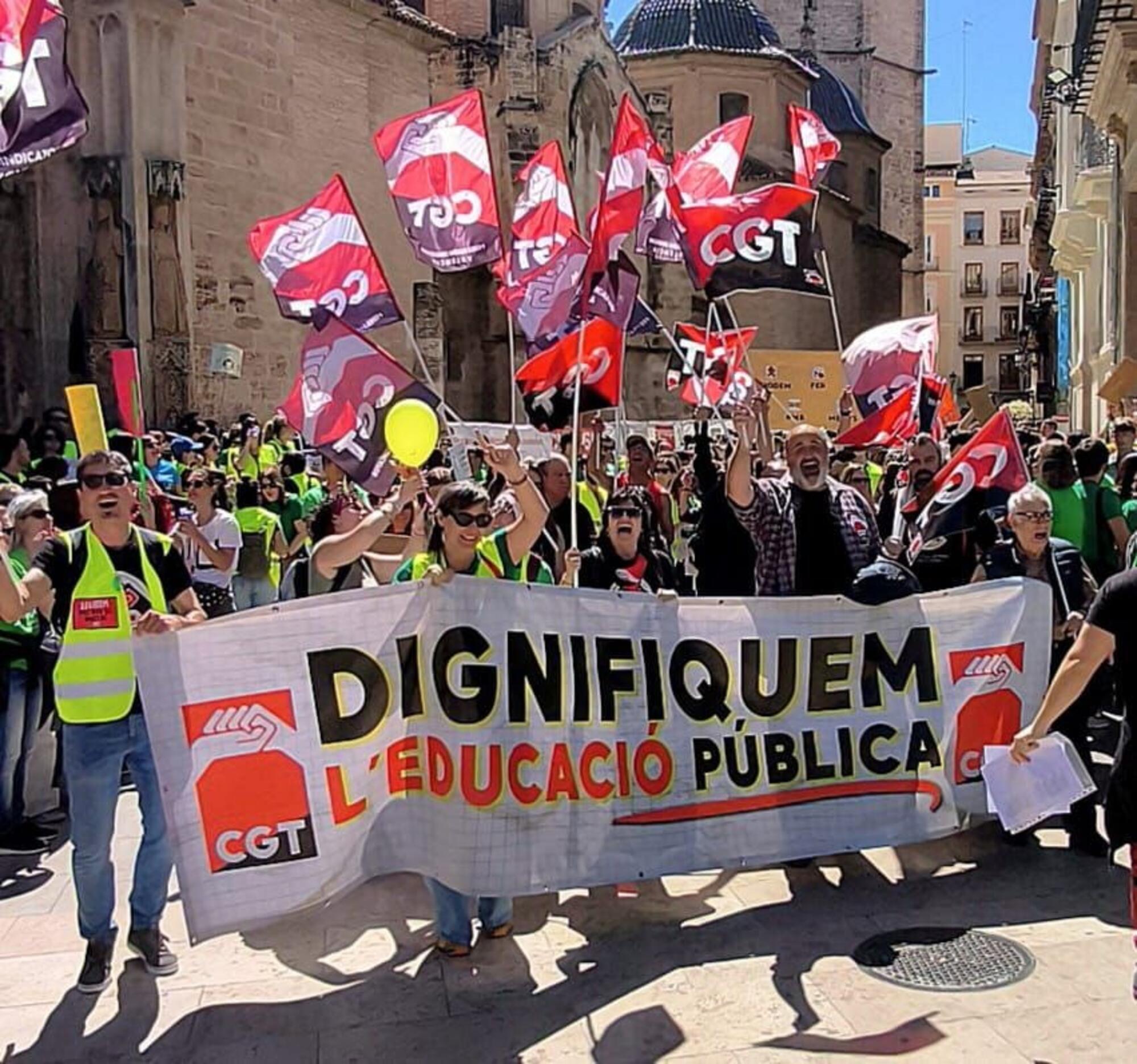 Huelga educacion marzo 26 pais valencia