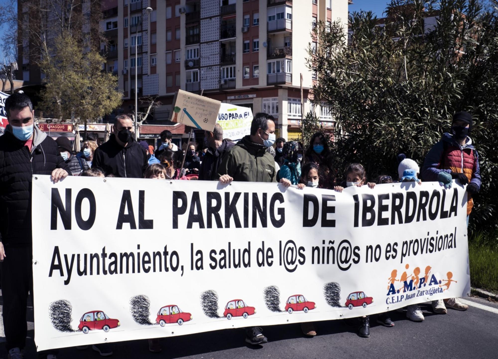 Aparcamiento Hortaleza manifestación vecinal